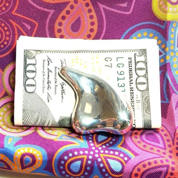 Tiffany & Co Estate Money Clip Silver By Elsa Peritte TIF491 - Picture 6 of 8